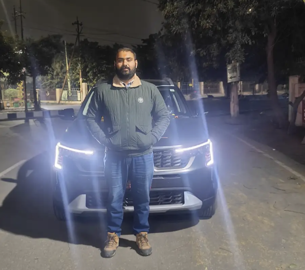 Manjeet Singh with Kia Sonet