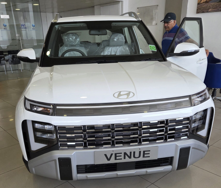 Saksham Handa with Hyundai Venue
