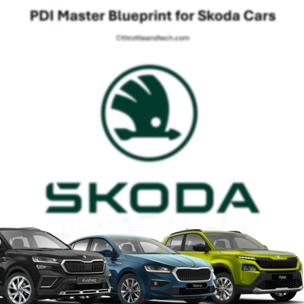 Pre-Delivery Inspection Checklist for Skoda Kylaq, Skoda Kushaq and Skoda Slavia