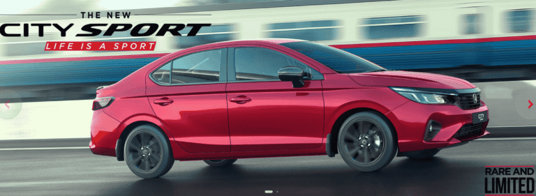 Honda City Sport in Red Color