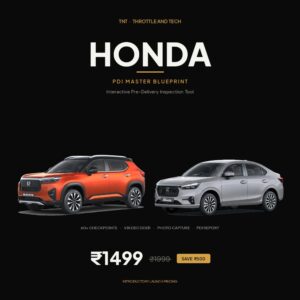 Honda PDI Master Blueprint - Interactive Pre-Delivery Inspection Tool for Elevate, Amaze, City | Throttle and Tech