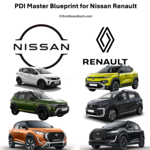 Nissan and Renault PDI Checklist