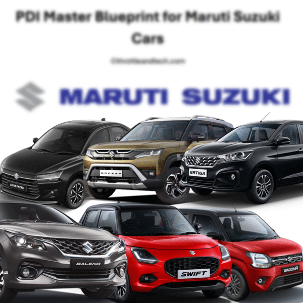 PDI Master Blueprint Maruti Suzuki