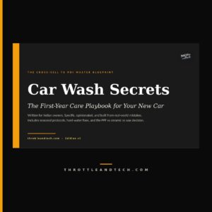Car Wash Secrets — first-year care playbook for Indian car owners
