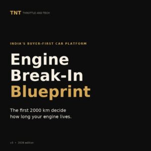 Engine Break-In Blueprint cover — Throttle and Tech, 2026 edition