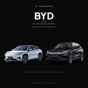 BYD PDI Master Blueprint - Interactive Pre-Delivery Inspection Tool for Atto 3, Seal, Sealion 7 | Throttle and Tech