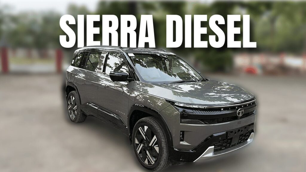 Tata Sierra Diesel Accomplished Plus 2026 front three-quarter view