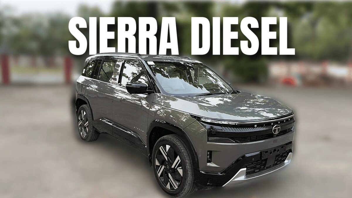 Tata Sierra Diesel Accomplished Plus 2026 front three-quarter view