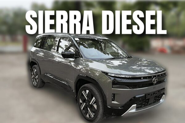 Tata Sierra Diesel Accomplished Plus 2026 front three-quarter view