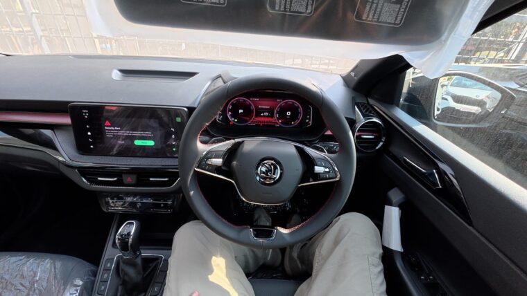 Skoda Slavia Monte Carlo Steering and Instrument Cluster
